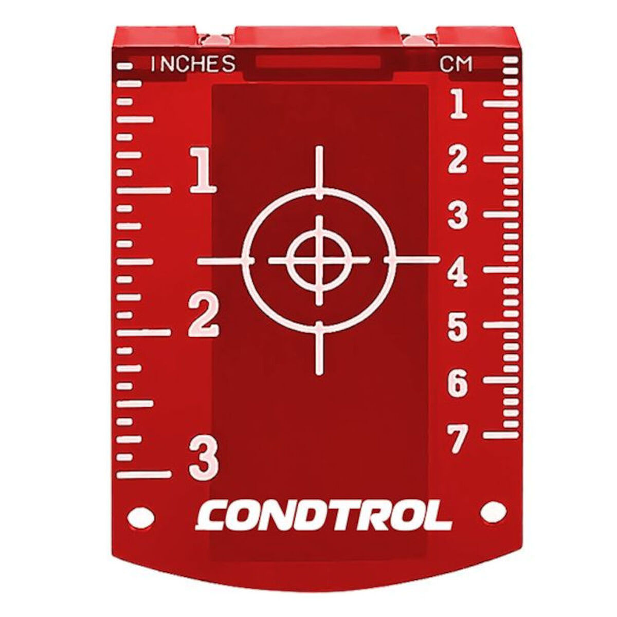 Мишень для лазерного нивелира CONDTROL магнитная (красная) — Фото 1